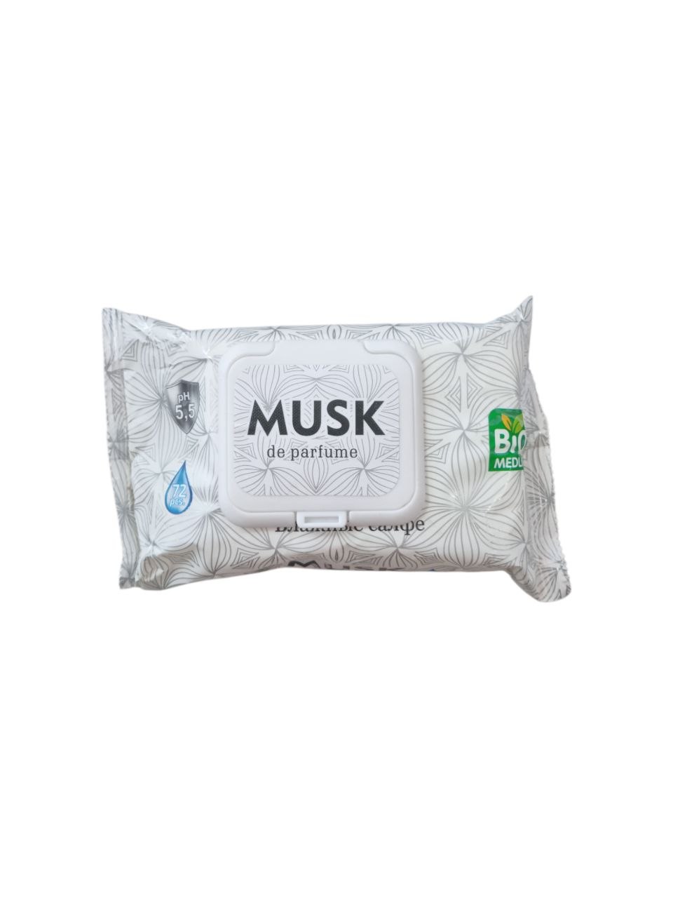 Musk nam salfetkalar, 72 dona