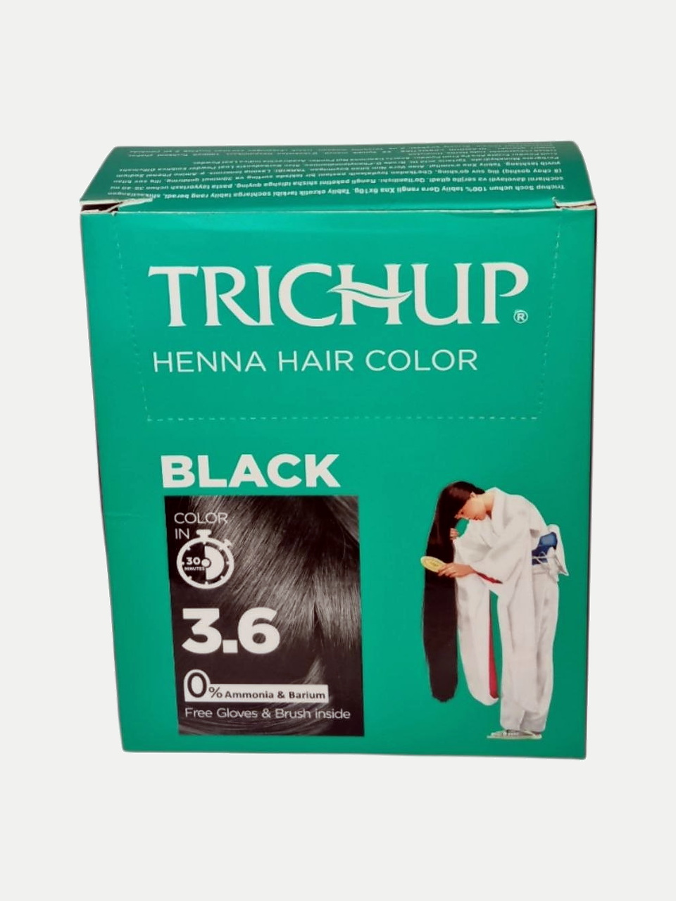 Trichup Henna Hair Colour Black, 60 gr