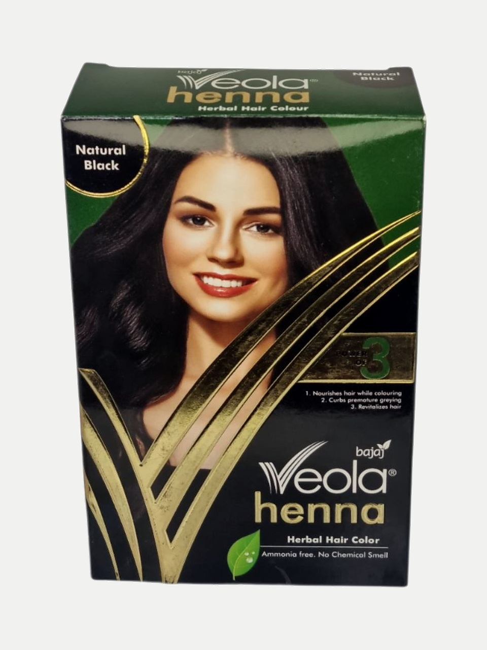 Viola Henna Hair Colour Black, 60 gr