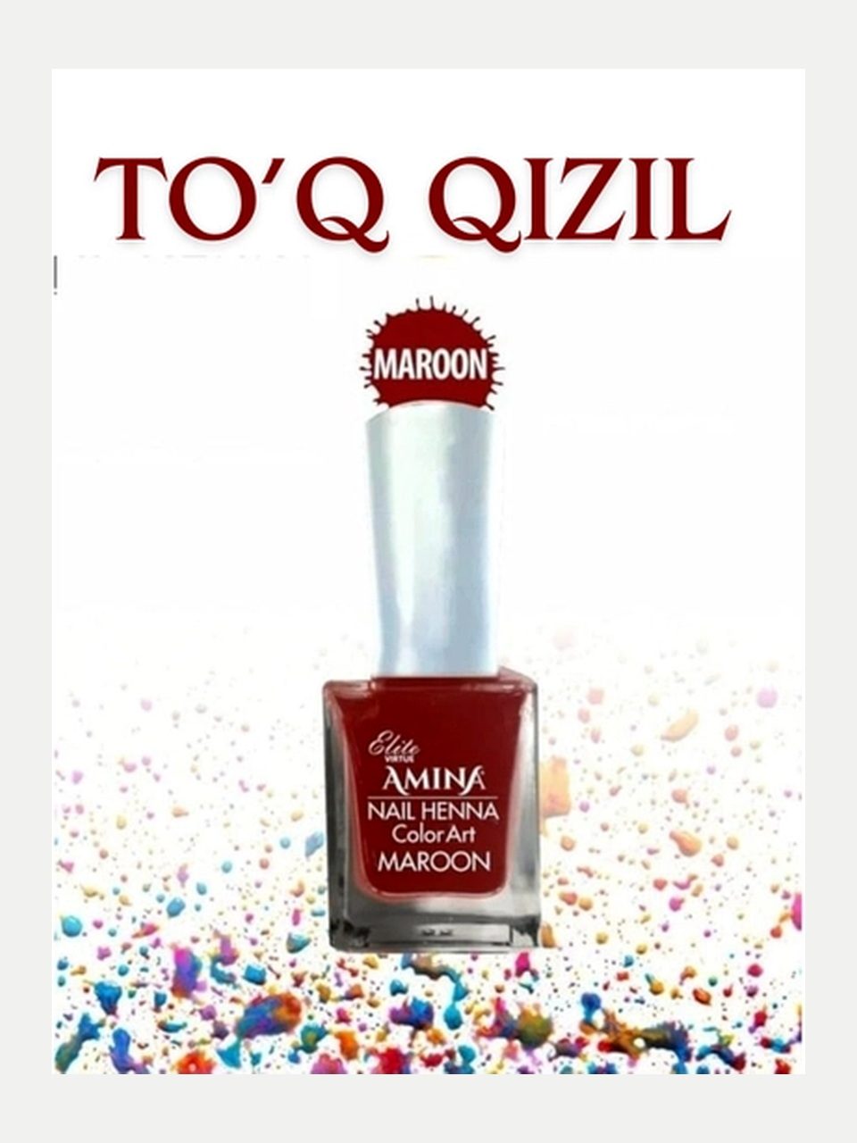Amina Natural Nail Henna tirnoq xinasi, 24 ml