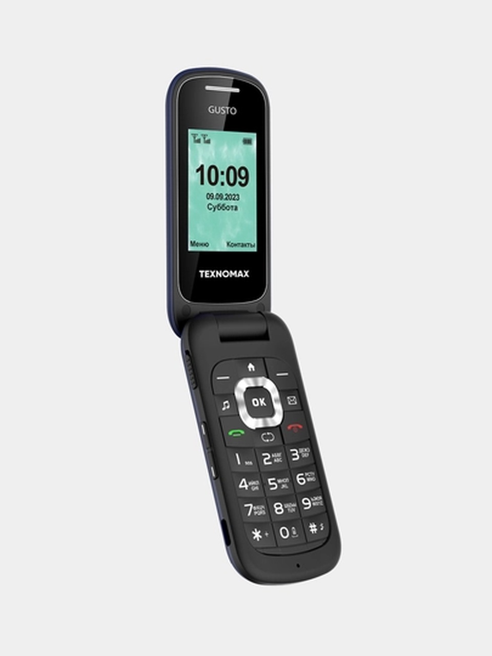 Texnomax Gusto tugmali mobil telefon, 2 SIM