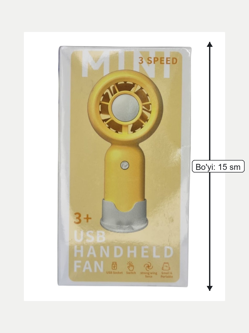 Qo'l USB ventilyatori