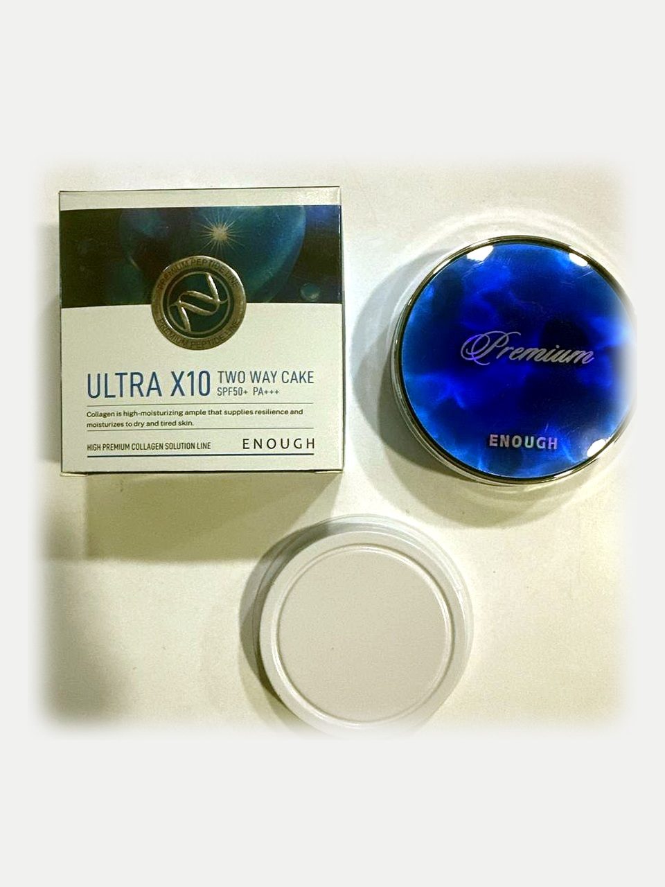 ENOUGH Ultra X10 Two Way Cake kompakt upa, 11 gr