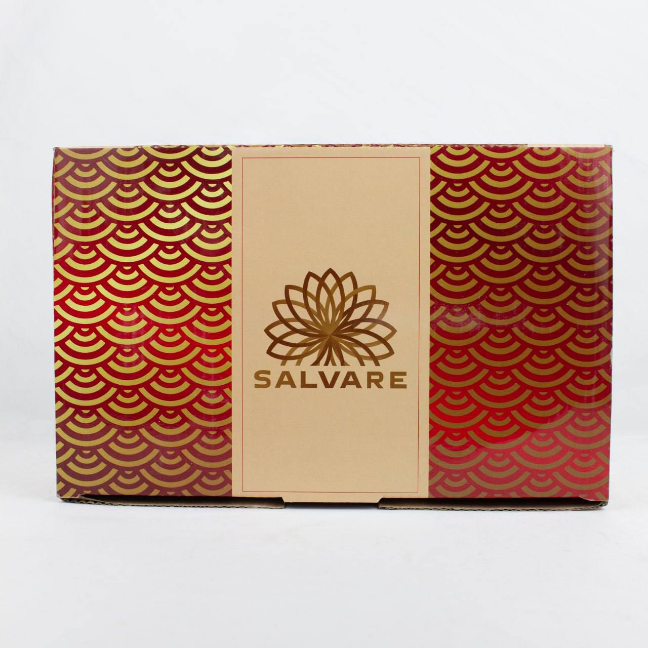 Salvare Amber Glass tilla rangli shisha krujkalar to'plami, 6 dona