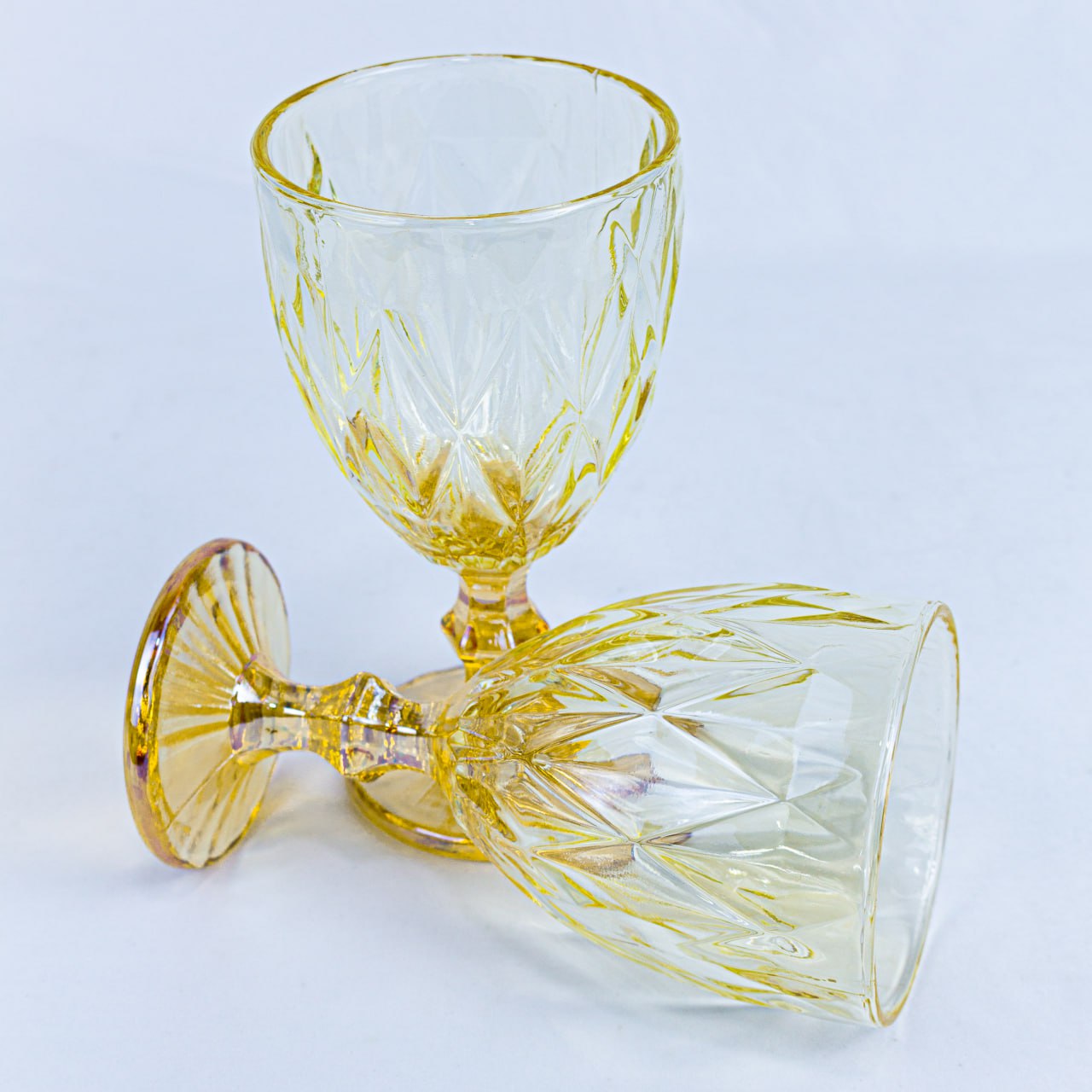 Salvare Pearlescent Amber shisha bokallar to'plami, 340 ml, 6 dona