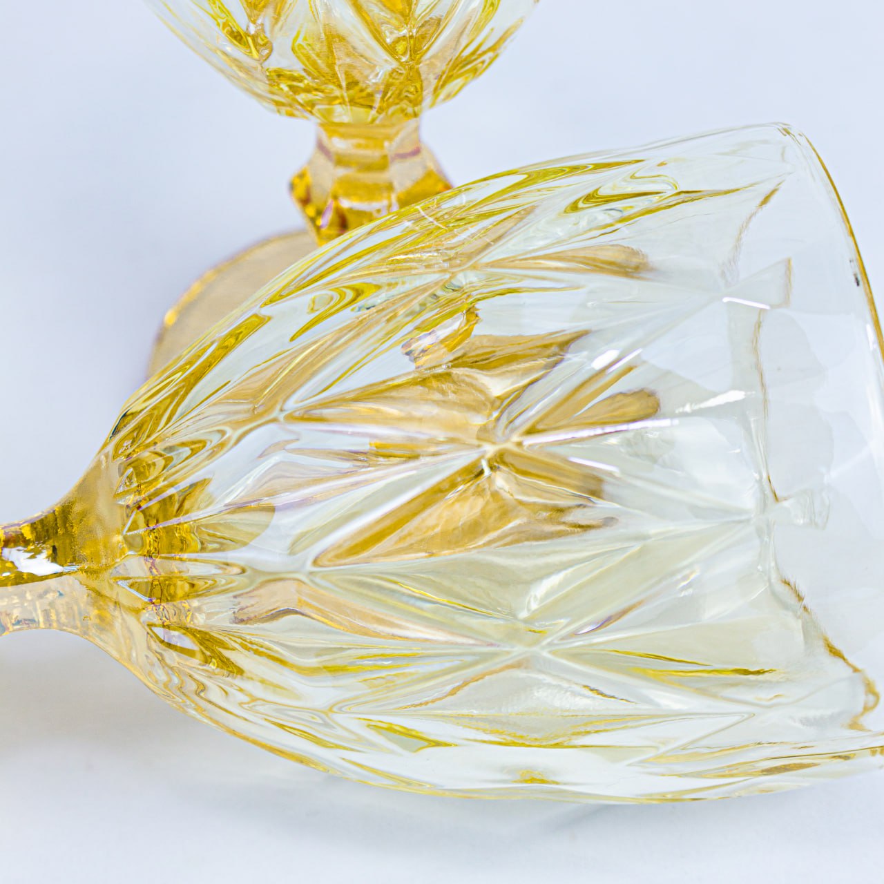 Salvare Pearlescent Amber shisha bokallar to'plami, 340 ml, 6 dona