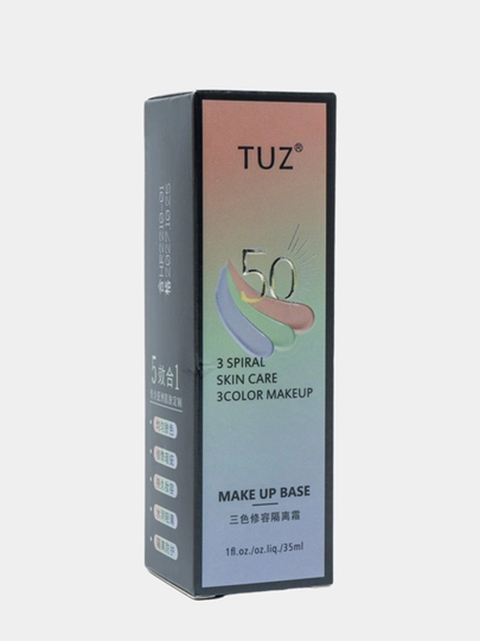 TUZ uch rangli makiyaj asosi, 35 ml