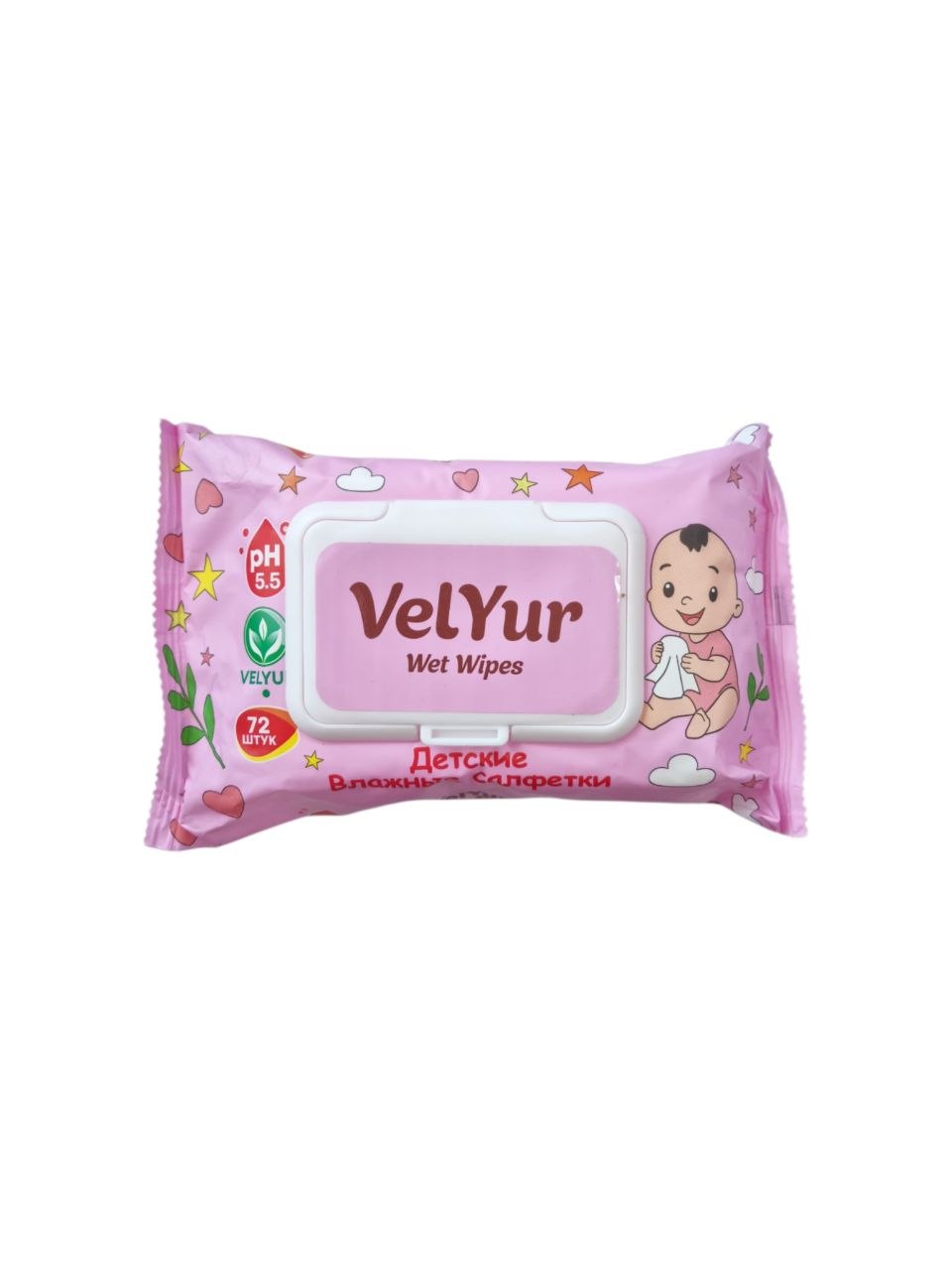 VelYur nam salfetkalar - Yorqin pushti