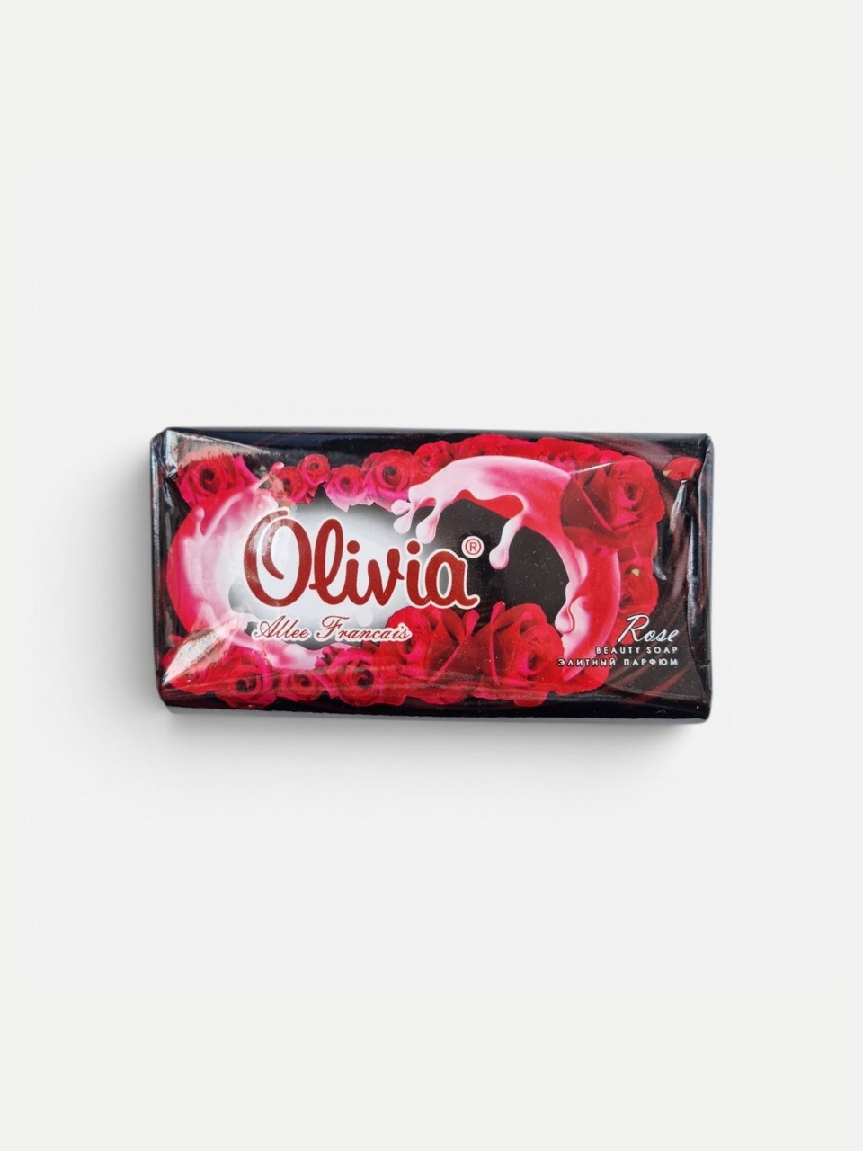 Olivia Allee Francais xushbo'y sovun, 140 gr - Qizil
