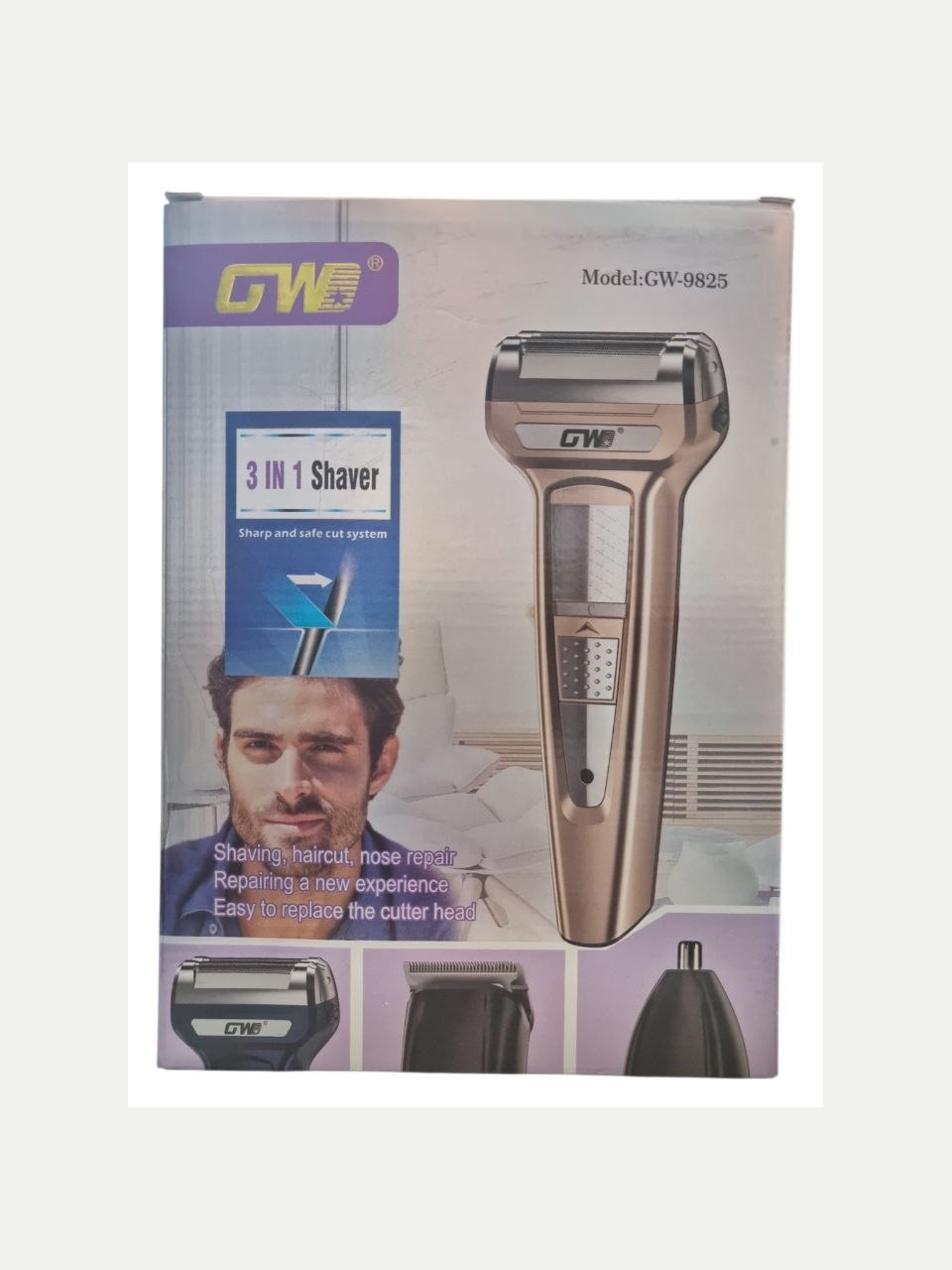 GW CD-901 3 in 1 shaver - Oltin
