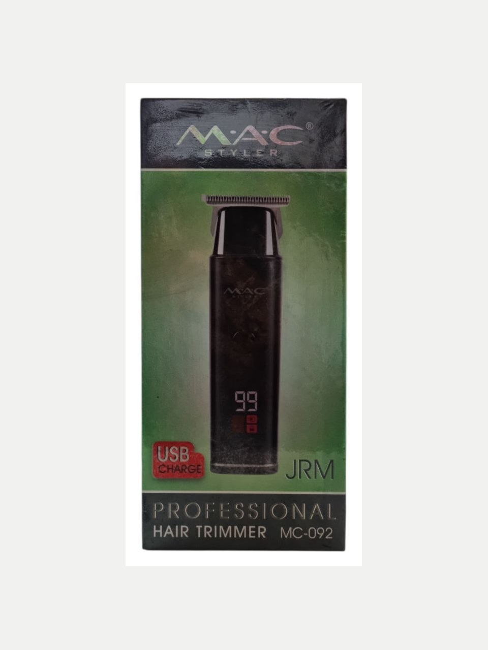 MAC MC-092 professional hair trimmer - Qora