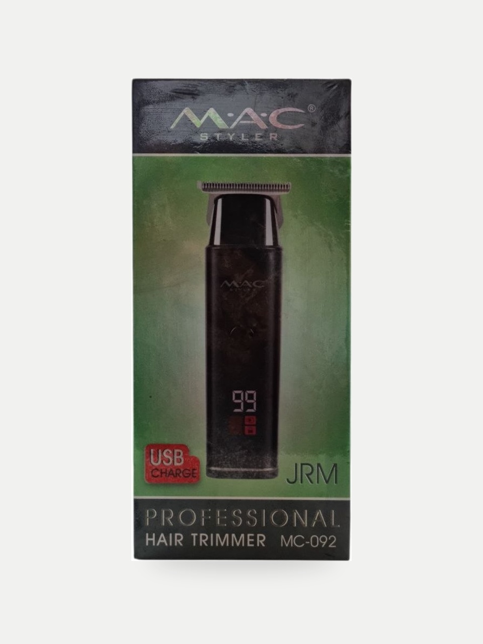 MAC MC-092 professional hair trimmer - Qora