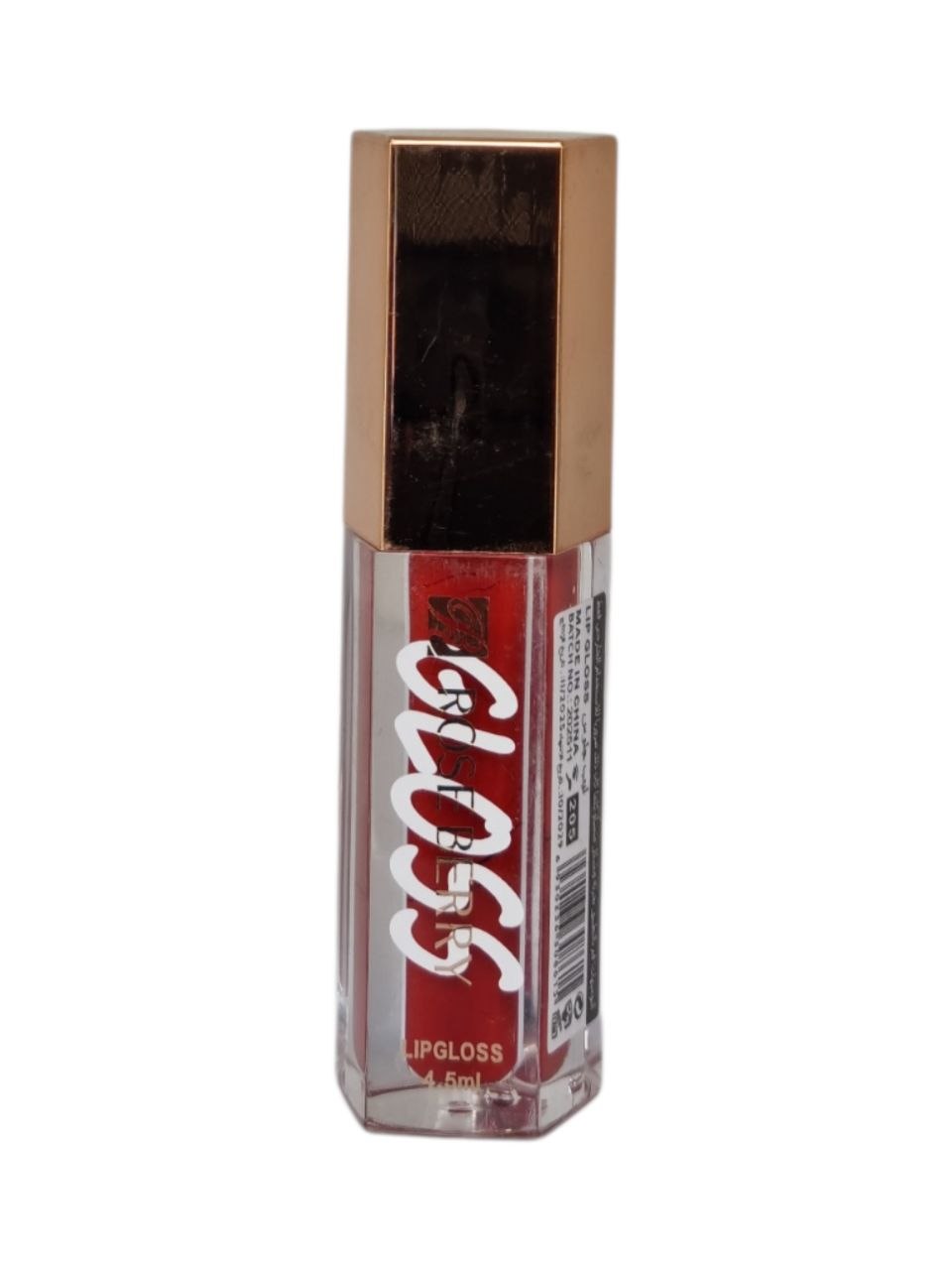 GLOSS Lipgloss lab yaltirog'i, 4.5 ml - Och qizil