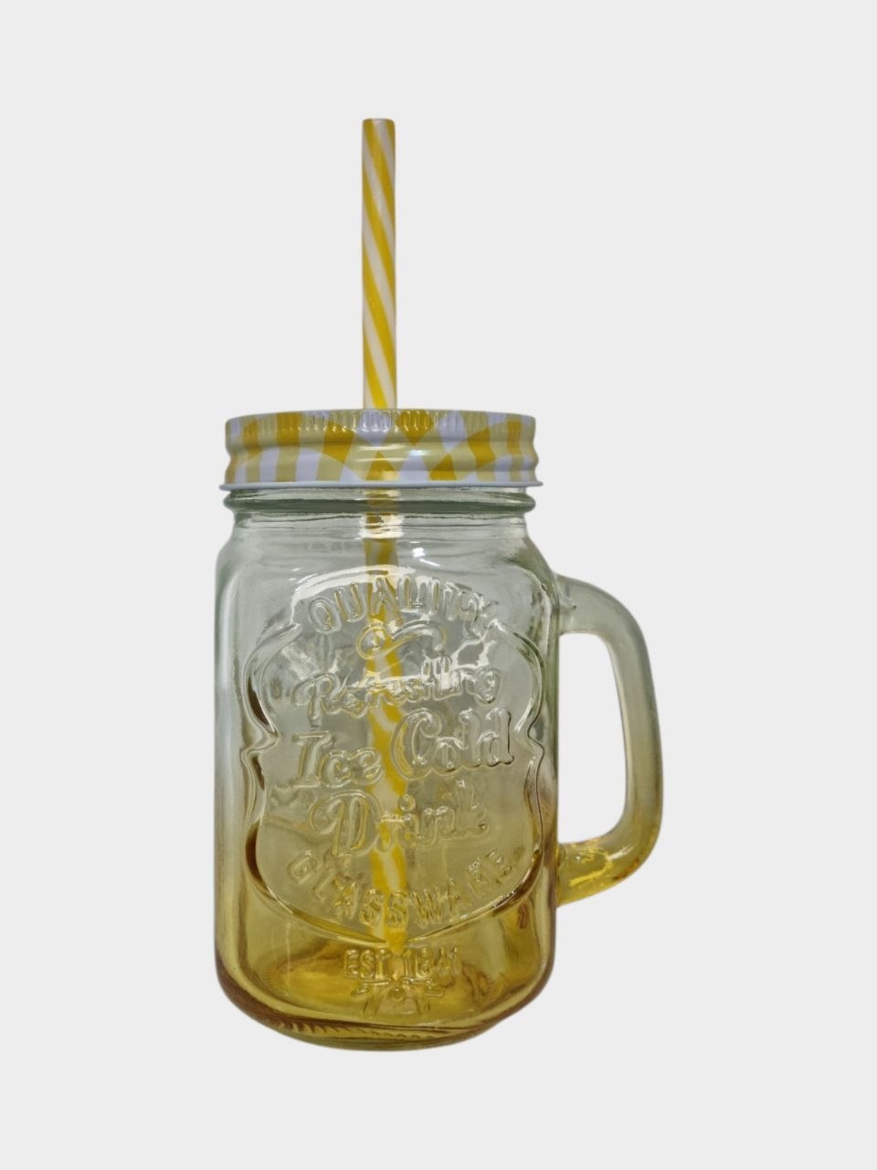 Somonchali shisha krujka, 300 ml - Sariq