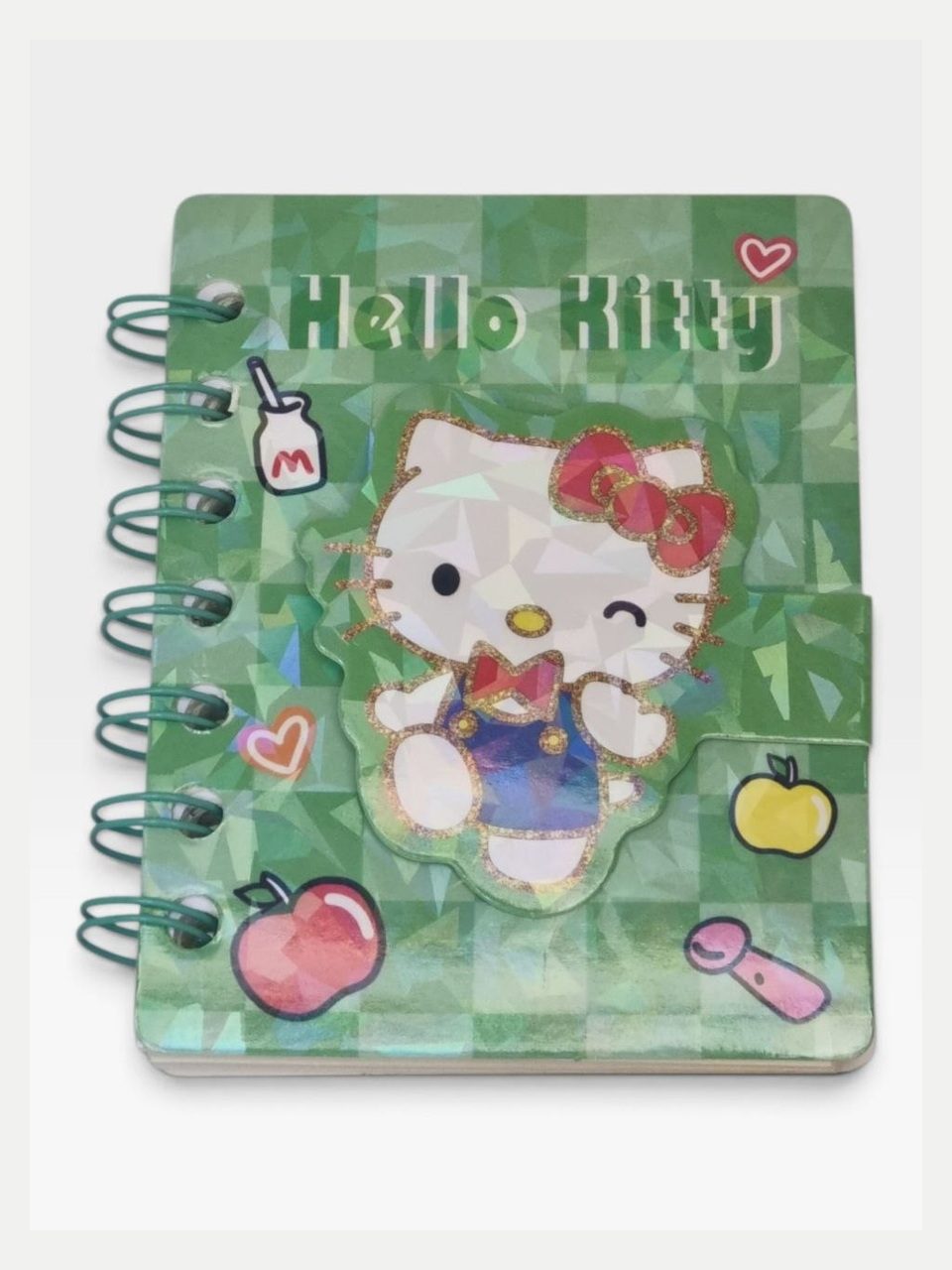 Hello Kitty kichik spiral daftar - Yashil