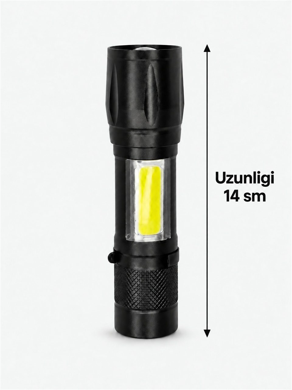Mini fonarik - Qora