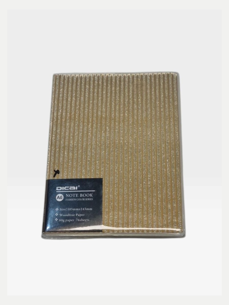 Dical A6 notebook, 76 varaq - Oltin