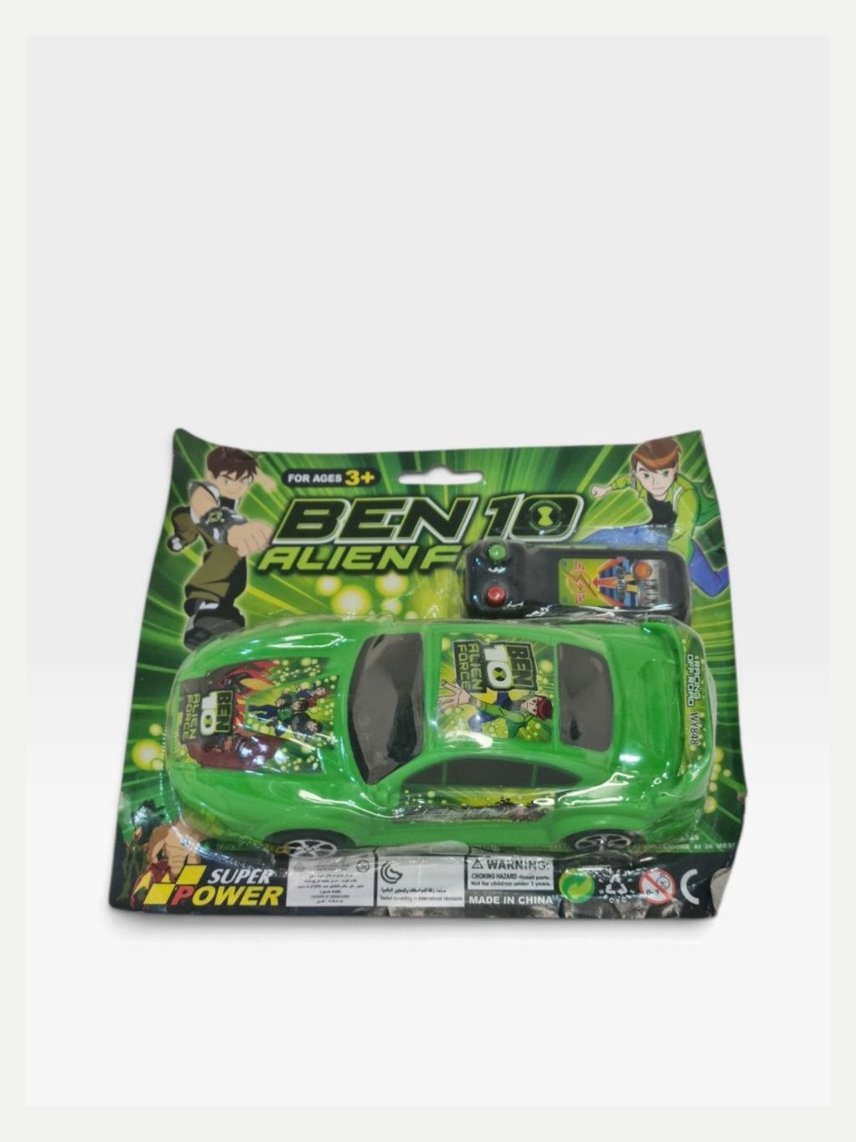 Ben 10 avtomobil o'yinchog'i - Yashil
