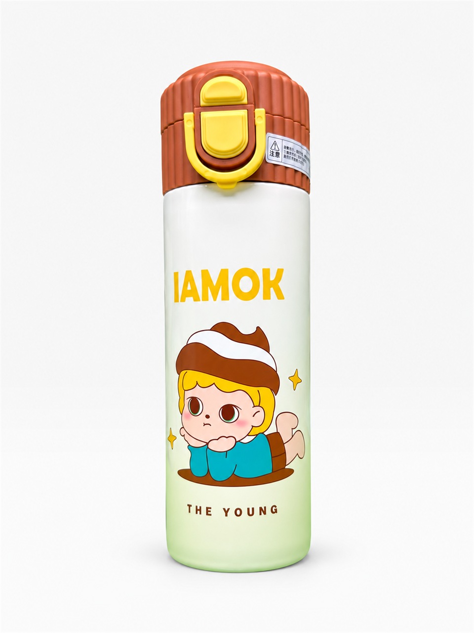 IAMOK bolalar termosi, 520 ml - Jigarrang