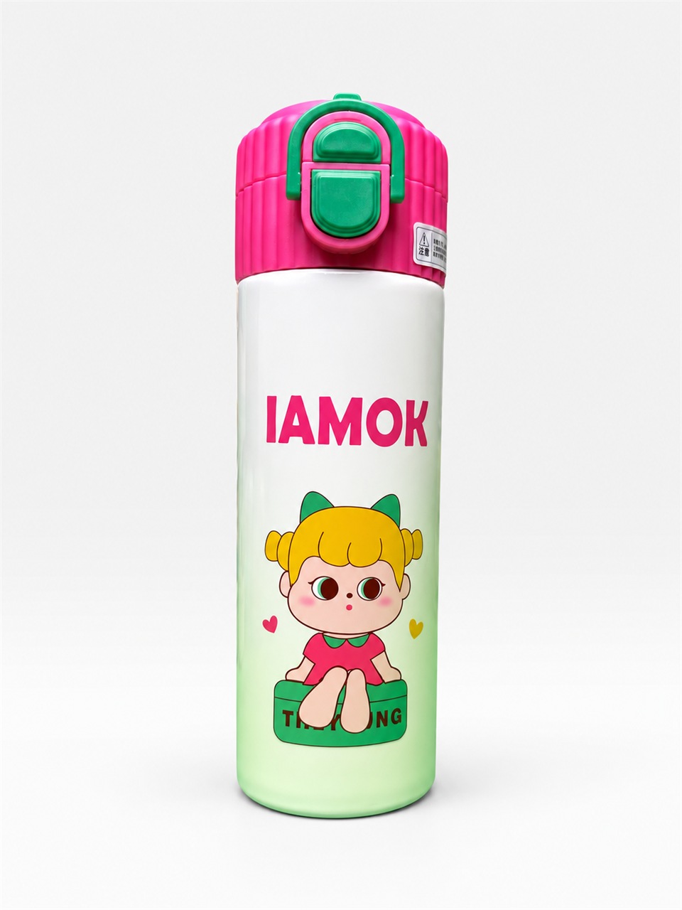 IAMOK bolalar termosi, 520 ml - Pushti