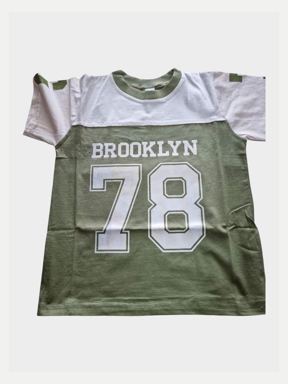 Bolalar Brooklyn yengsiz futbolkasi, yashil - Yashil