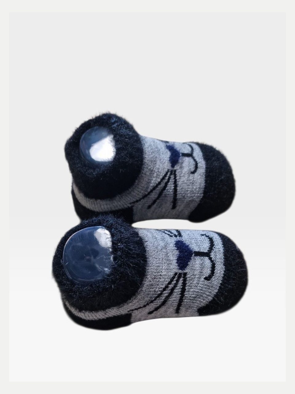 Chaqaloqlar uchun issiq paypoq, 0-3 oy - Kulrang