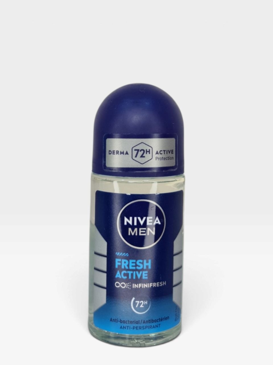 NIVEA MEN Black & White Invisible Fresh roll-on antiperspirant, 50 ml - Ko'k