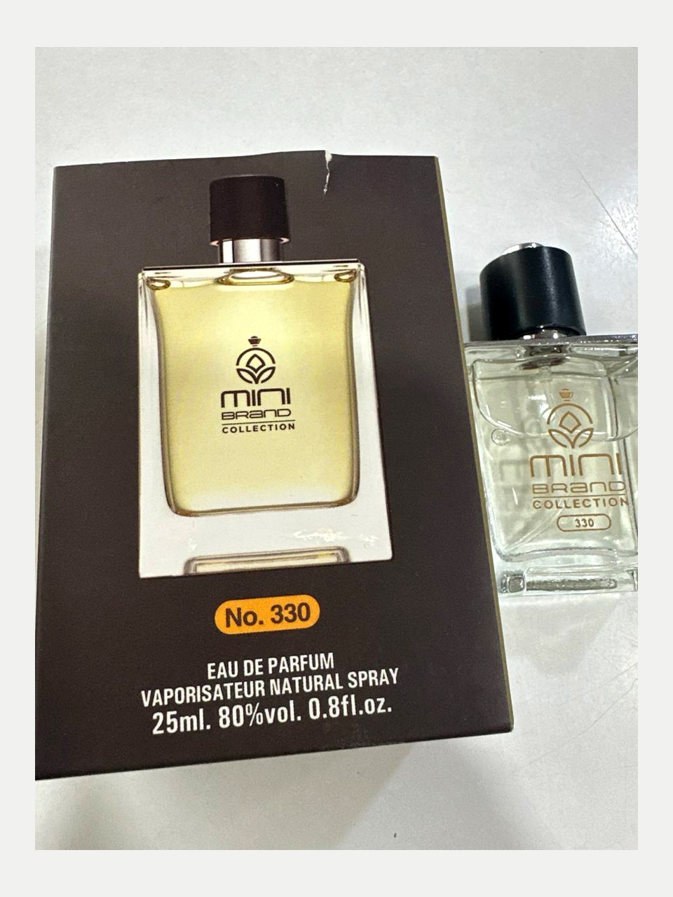 Mini Brand Collection No. 330 ayollar atiri, 25 ml - Oltin