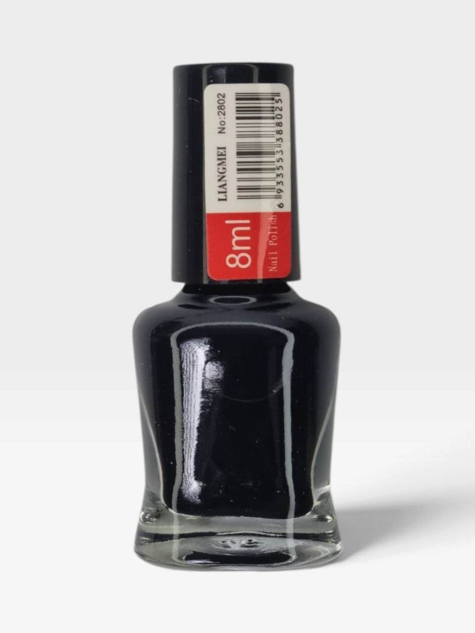 Liang Mei 2802 tirnoq laki, 8 ml - Qora
