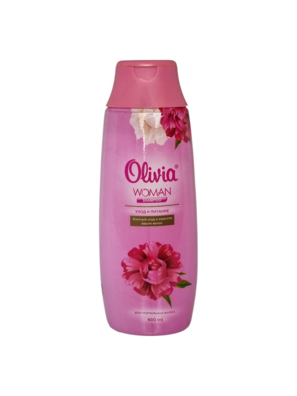 Olivia Woman shampun normal sochlar uchun, 400 ml - Pushti