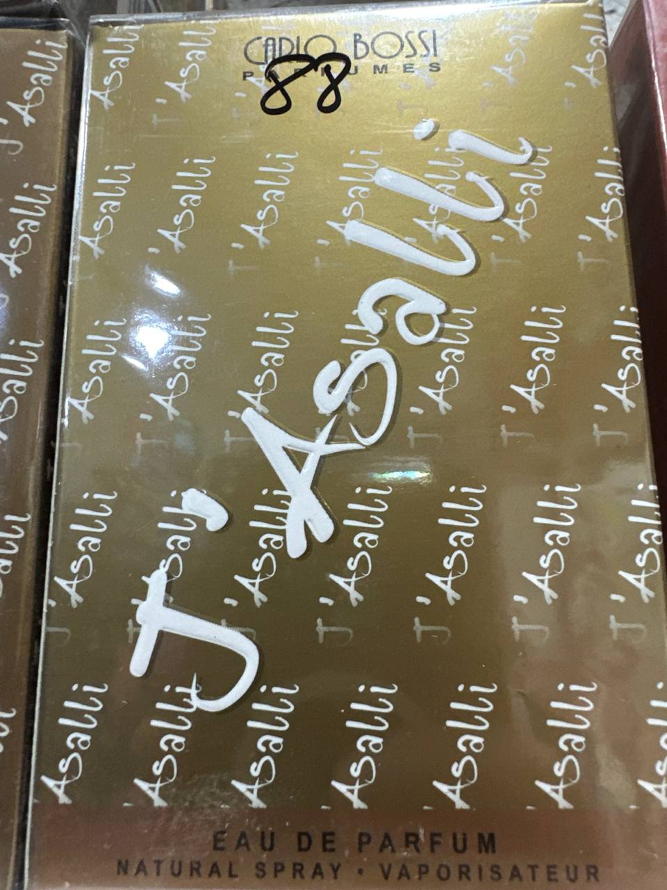 Carlo Bossi J'Asalli Oltin Parfyum suvi (Eau de Parfum) - Oltin