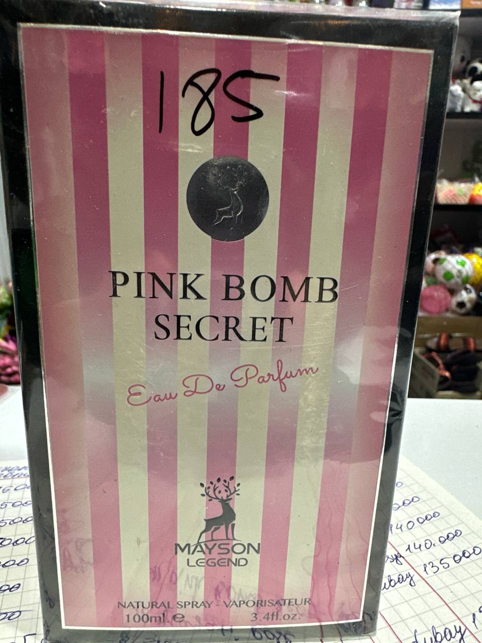 Mayson Legend Pink Bomb Secret Ayollar atiri, 100 ml - Pushti