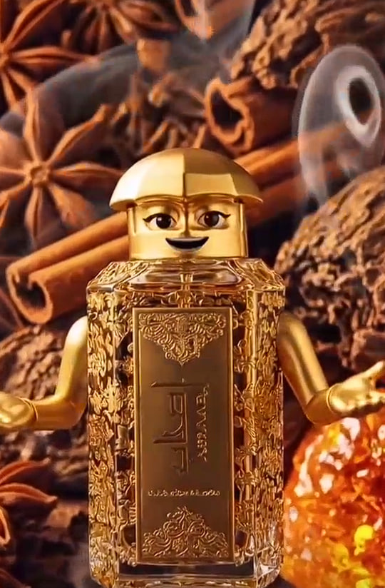 Lattafa Asdaaf Ashbaab - Erkaklar uchun parfyum, 100 ml - Oltin