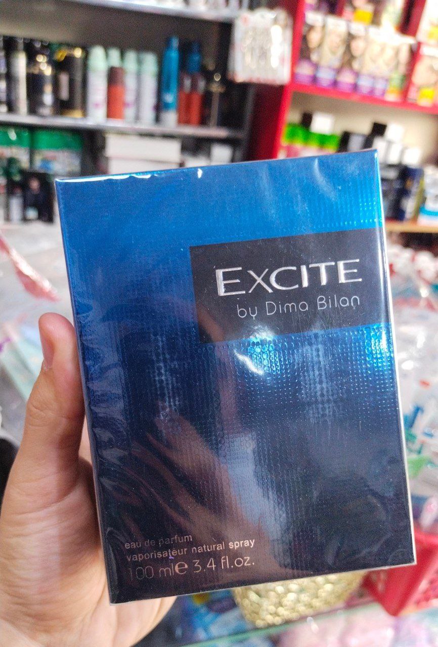 Excite by Dima Bilan Eau de Parfum erkaklar atiri, 100 ml - Ko'k