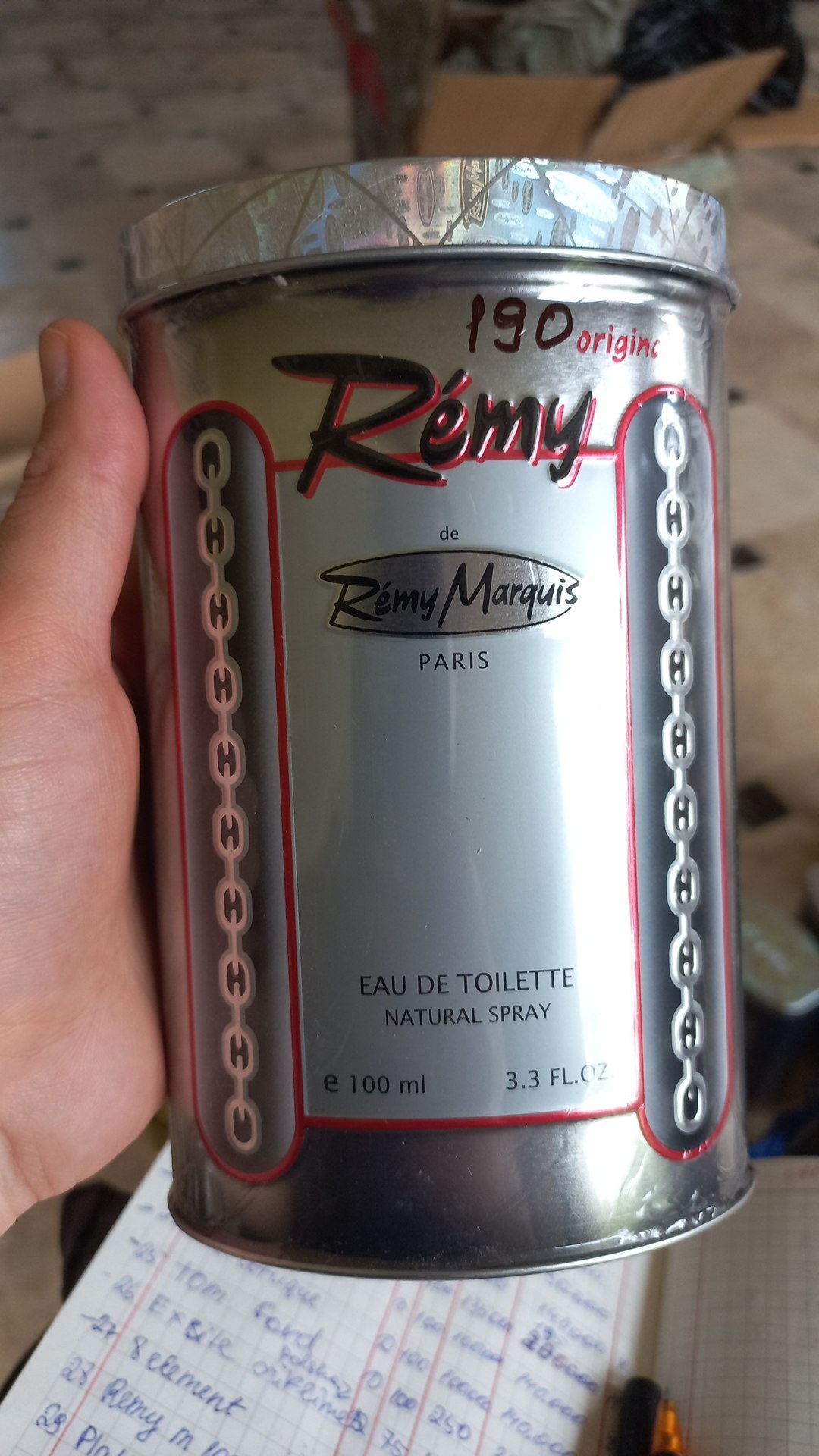Remy Marquis Rémy Erkaklar atiri, 100 ml - Kulrang